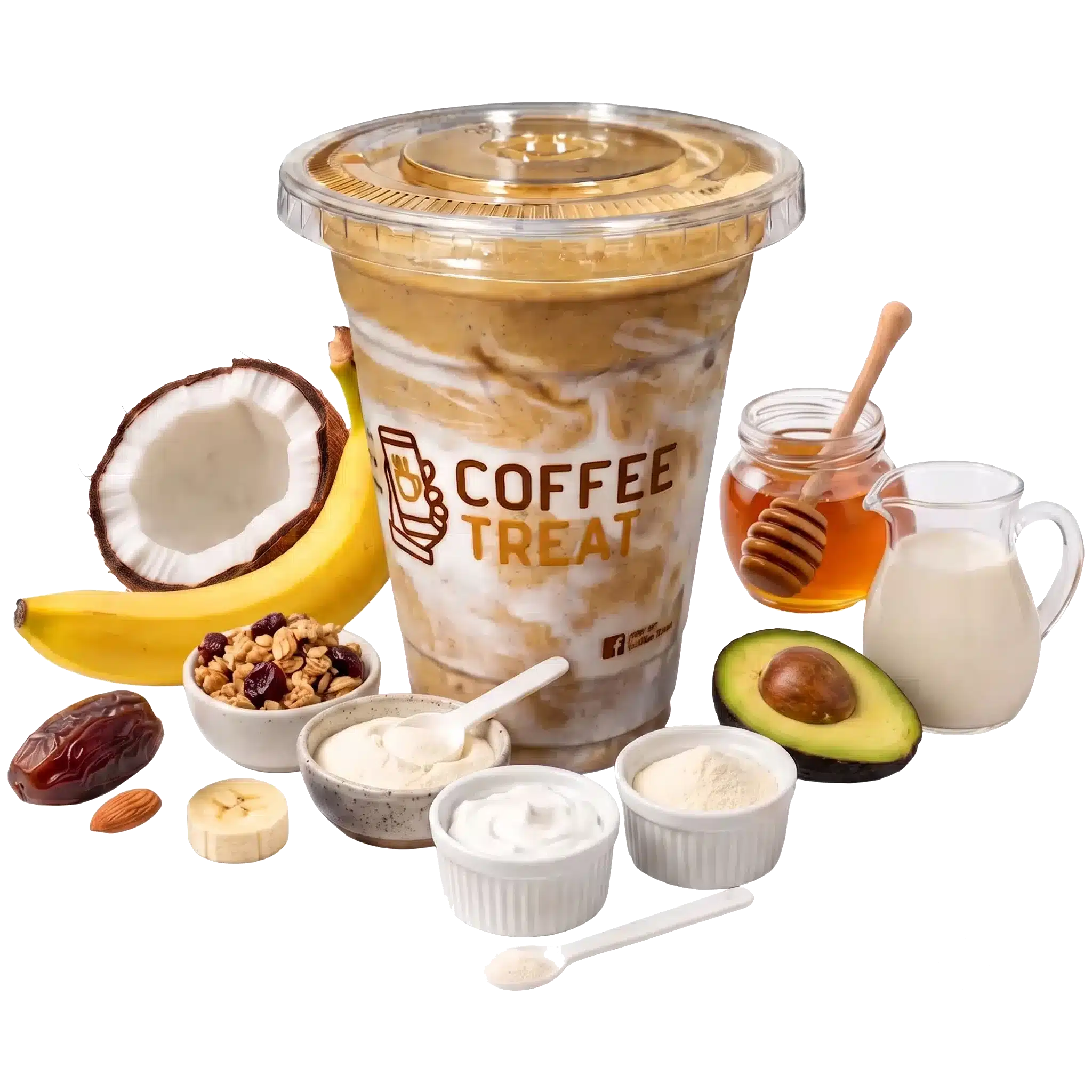 PB Power drink with ingredients